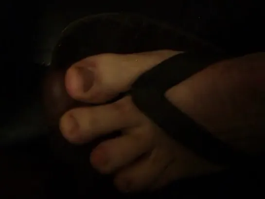 WHITE FEET on MY DICK