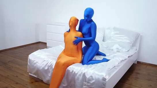 Blue Zentai Girls and Orange Sack teaser