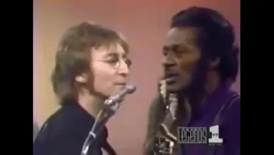 John Lennon and Chuck Berry  Memphis Tennessee.