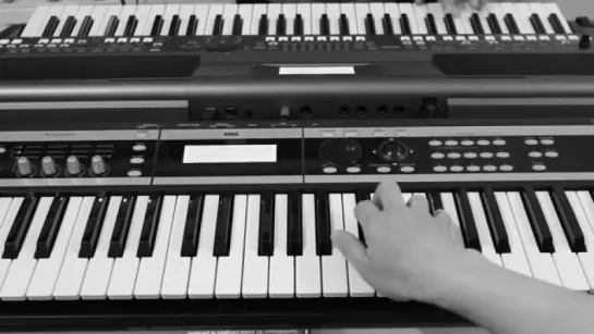 ✩ Печаль на синтезаторе Yamaha & Korg cover Виктор Цой рок-группа Кино