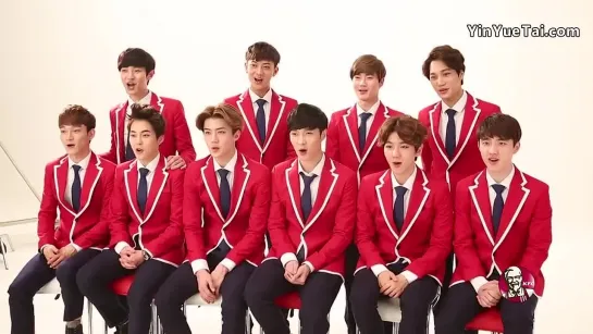 |VIDEO| 150204 KFC China EXO_Happy hour CF BTS