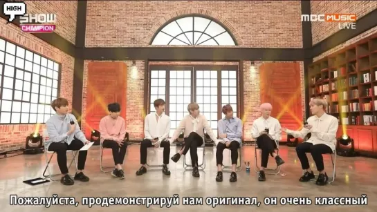 (рус.саб) 170308 BTS Interview @ Show Champion