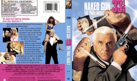 Голый Пистолет 33 1/3: Последний Выпад (Naked Gun 33 1/3: The Final Insult)_1994_1080p_США (комедийный боевик)