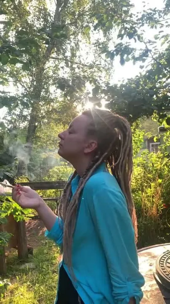 my wife smoking