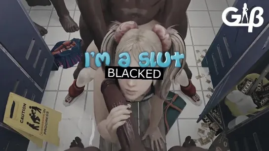 I'm a Slut - Blacked HMV - w/ Black Bars - Taimer - PMV, HMV, Blacked Waifus, 3D