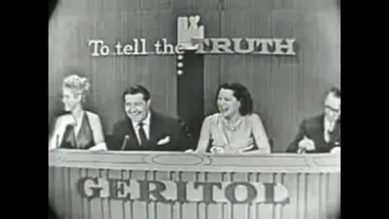 To tell the Truth (January 7, 1958) episode in english eng