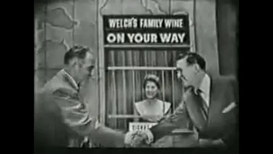 On Your Way TV Game Show 1954 Welchs Wine in English Eng