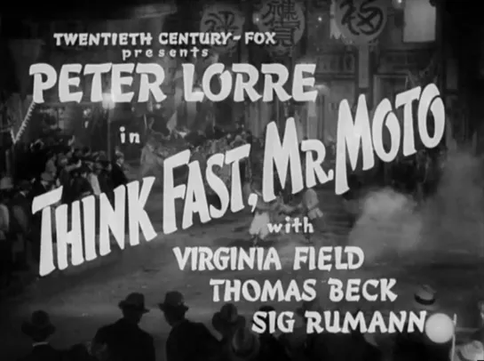 Think Fast, Mr. Motto 1937 in english eng