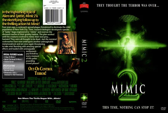 Мутанты 2 (Мимикрия 2)_(Mimic 2)_2001_1080p_США (фантастика, ужасы)