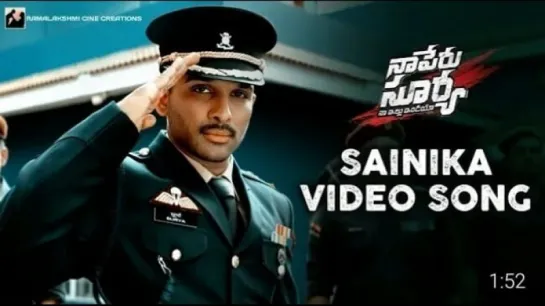 Sainika Video Song ¦¦ Naa Peru Surya Naa illu India Songs ¦¦ Allu Arjun, Anu Emmanuel