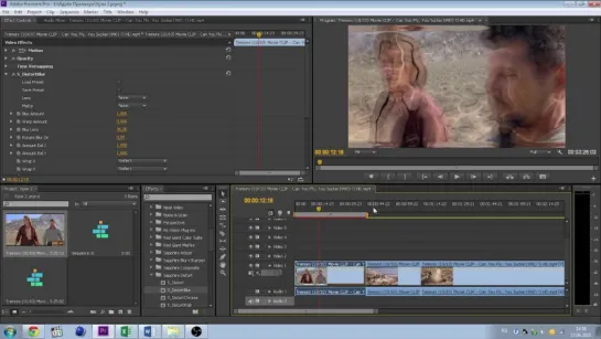 2 Урок Adobe Premiere Pro Монтаж, Окно Таймлайна Adobe Premiere Pro Обучение для новичков