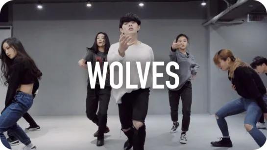 1Million dance studio Wolves - Selena Gomez & Marshmello / Jun Liu Choreography