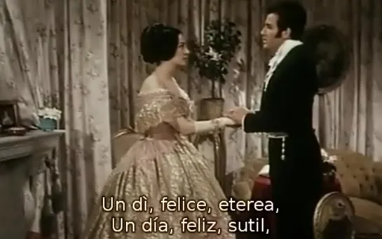 Moffo - Bonisolli - Micheluzzi - Piacenti - La Porta - Scarlini - Acto 1 de La Traviata de Verdi (subl. español-italiano) 1968.