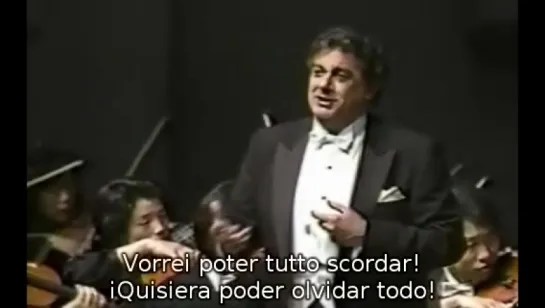 Plácido Domingo - È la solita storia de L'Arlesiana de Cilea (subtítulos español e italiano)