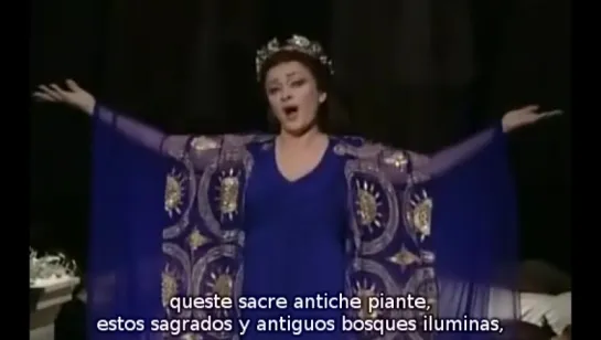 Daniela Dessi - Casta Diva de Norma de Bellini (subtítulos español e italiano)