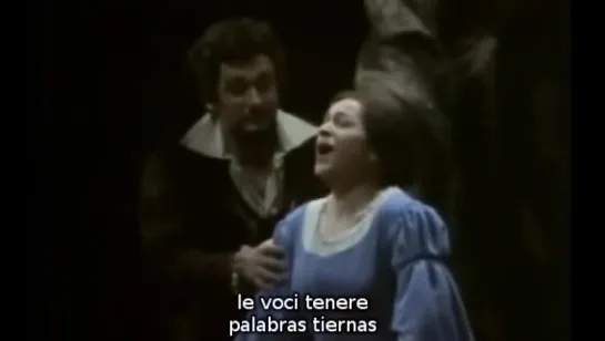 Plácido Domingo - Ileana Cotrubas - Signor né principe de Rigoletto de Verdi (subtítulos español e italiano)