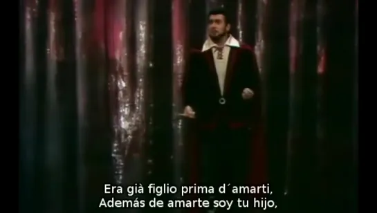 Plácido Domingo - Di quella Pira de Il Trovatore de Verdi (subtítulos español e italiano)