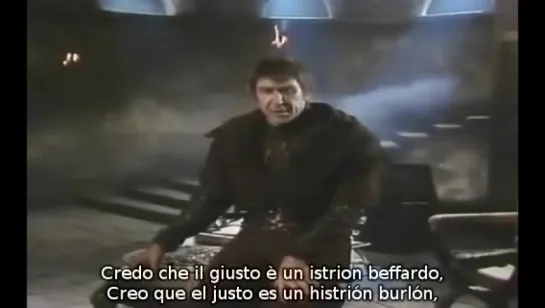 Sherrill Milnes - Credo in un Dio crudel de Otelo de Verdi (subtítulos español e italiano)