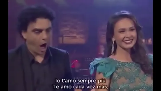 Aida Garifullina - Rolando Villazón - Non ti scordar di me de Curtis (subtítulos español e italiano)