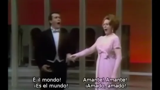 Franco Corelli - Renata Tebaldi - Vicino a te de Andrea Chenier de Giordano (subtítulos español e italiano)