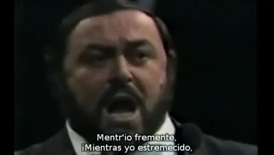 Luciano Pavarotti - E lucevan le stelle de Tosca de Puccini (subtítulos español e italiano)