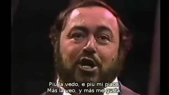 Luciano Pavarotti - Quanto è bella... de L'Elisir d'Amore de Donizetti (sub español e italiano)