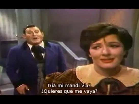 Richard Tucker - Anna Moffo - O soave fanciulla de La Boheme de Puccini (1961, con subtítulos en español e italiano)