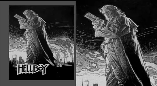 Drew Struzan. Conceiving and creating the Hellboy movie poster