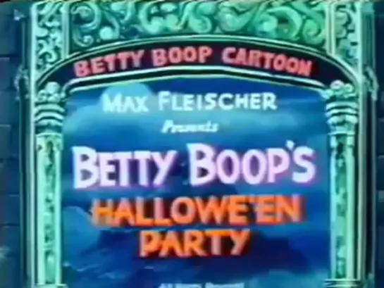 1933 Betty Boop s Halloween Party color English Eng