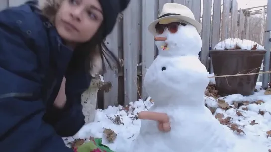 Секс со снеговиком Snow men fucked pov outdoors yummy Fun Mem oh shit  private fuck machine compilation oral bdsm femdom incest