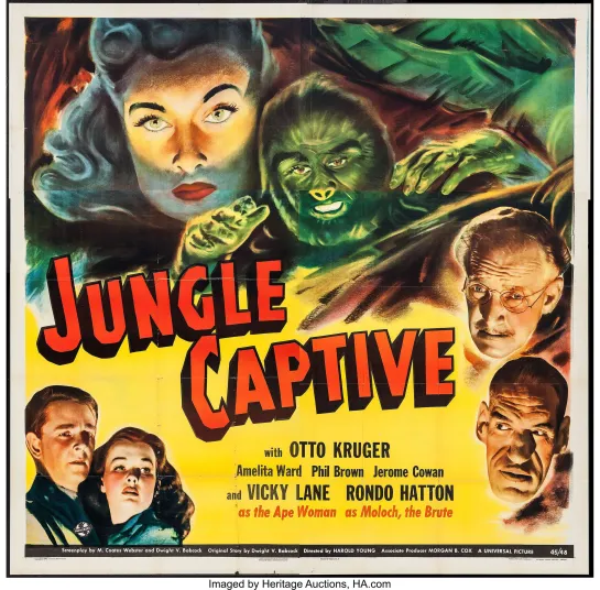 Jungle Captive 1945 Horror in english eng