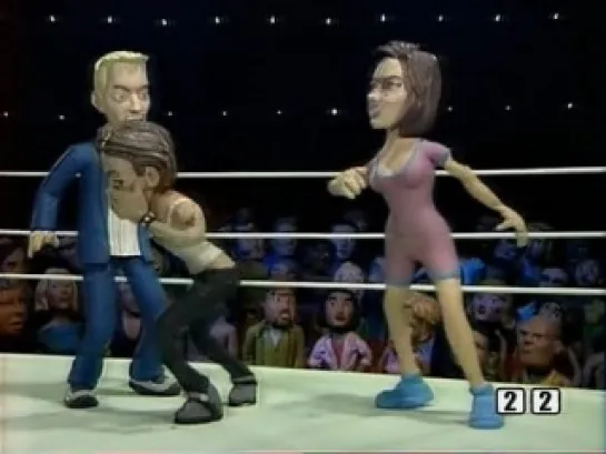 Celebrity Deathmatch s03e21: Nick Gets High /