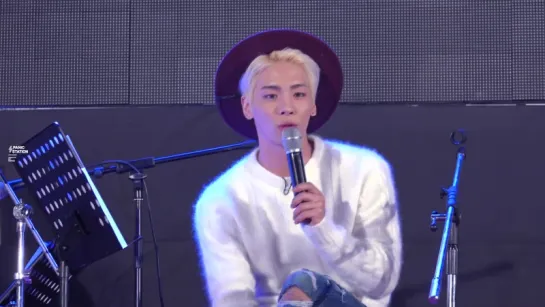 150918 Jonghyun - Play boy @Guerrilla Events "Jonghyun's Healing Story" in Hongdae