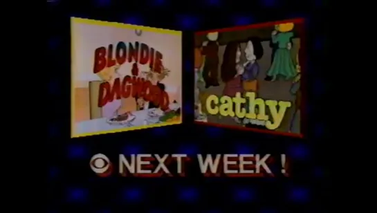 CBS Promo for Blondie  Dagwood and Cathy 1987