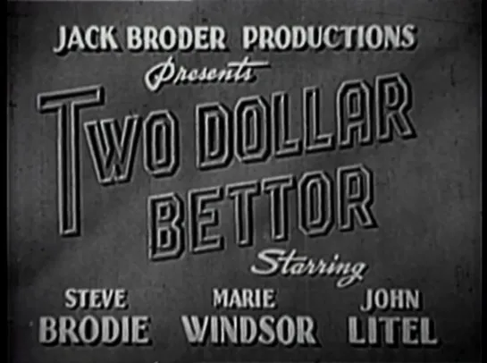 Two Dollar Bettor 1951 un english eng