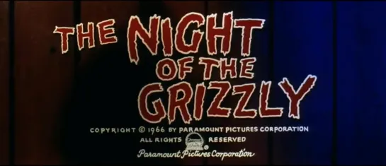 The Night of the Grizzly 1966 in english eng