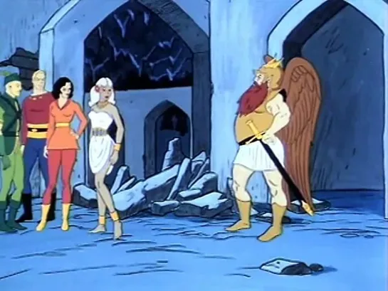 The New Adventures Of Flash Gordon S01E14 The Desert Hawk - Animation 1979 in english eng