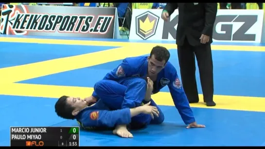 Marcio Andre vs Paulo Miyao Featherweight Final 2016 IBJJF Europeans