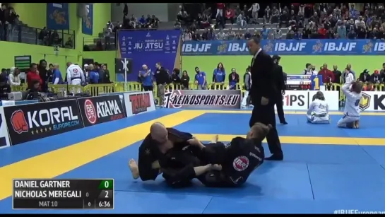 Nicholas Meregali vs Daniel Gartner 2016 IBJJF Europeans