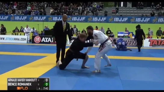 Bence Romanek vs Arnaud Vanhoutt 2016 IBJJF Europeans