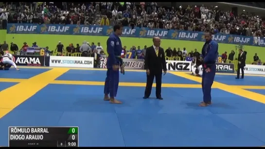 Romulo Barral vs Diogo Araujo 2016 IBJJF Europeans