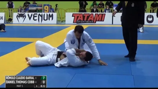 Romulo Barral vs Daniel Cobb Absolute 2016 IBJJF Europeans