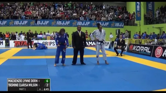 Mackenzie Dern vs Yasmine Wilson 2016 IBJJF Europeans