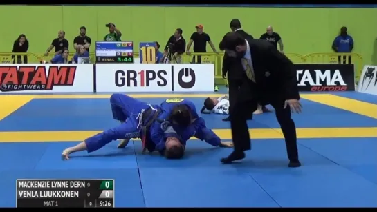 Mackenzie Dern vs Venla Luukkonen Absolute 2016 IBJJF Europeans