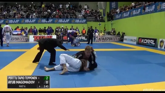 Ayub Magomadov vs Perttu Tepponen 2016 IBJJF Europeans