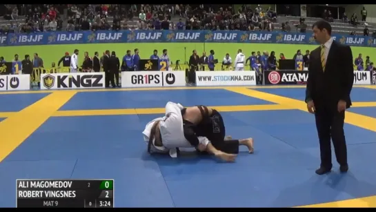 Ali Magomedov vs Robert Vingsnes 2016 IBJJF Europeans