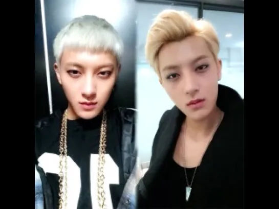 140508 Tao @ Instagram Update "Which hair style u like short Or long? Anyways I like short. ~.~"