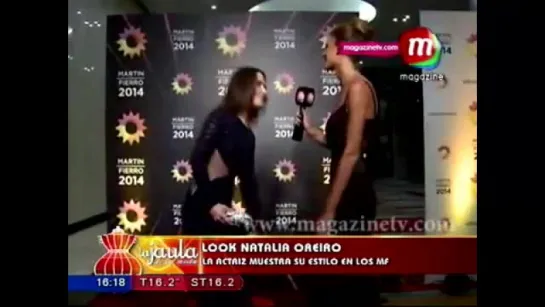 Natalia Oreiro en la Alfombra Roja de los MF2014