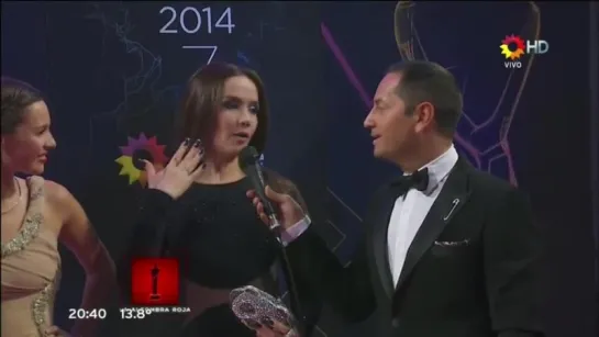 Natalia Oreiro en la Alfombra Roja de los MF2014