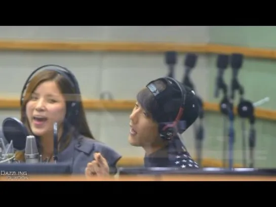 [RADIO] [FANCAM] 04.11.2013: Minhyuk & Beige - Kissing you (SNSD Cover) @ Kiss The Radio Sukira